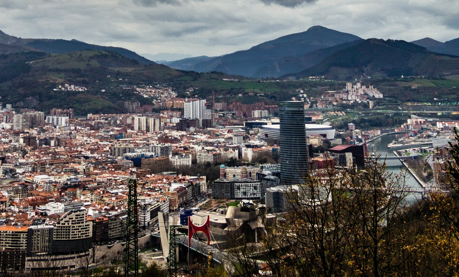 View over Bilbao