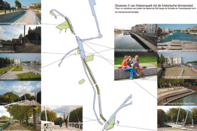 UrbanGaia case-study sites in Ghent UrbanGaia case-study sites in Ghent