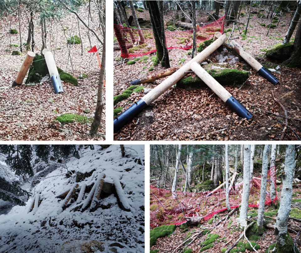 Examples of implemented protective structures Examples of implemented protective structures