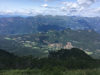 Mountain landscape of Trentino Alto-Adige region