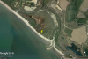 Photo from Google Earth pointing the Medmerry coastline